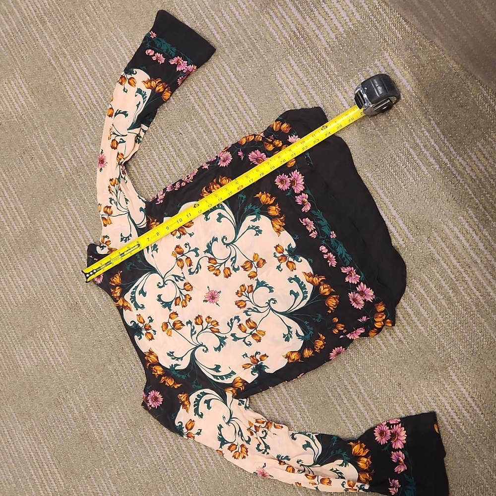 Maeve Silk Floral Top Size 4 - Picture 6 of 15